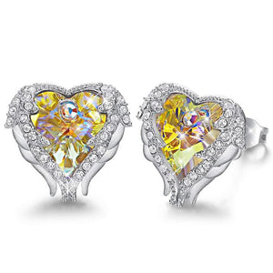AURORA HEART & WING EARRINGS