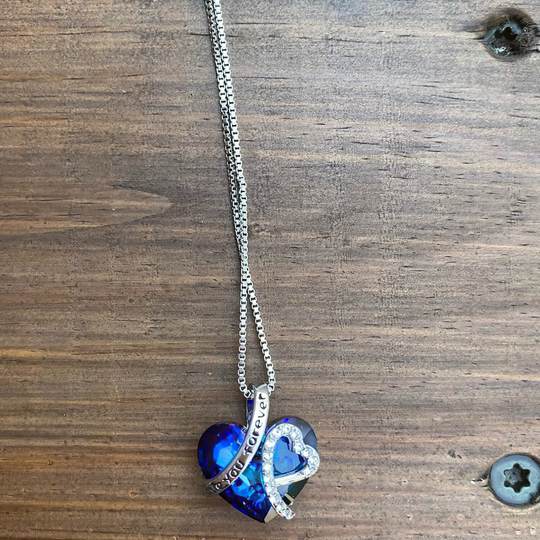 I LOVE YOU FOREVER HEART NECKLACE