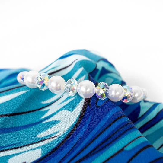 PEARL & CRYSTAL BRACELET